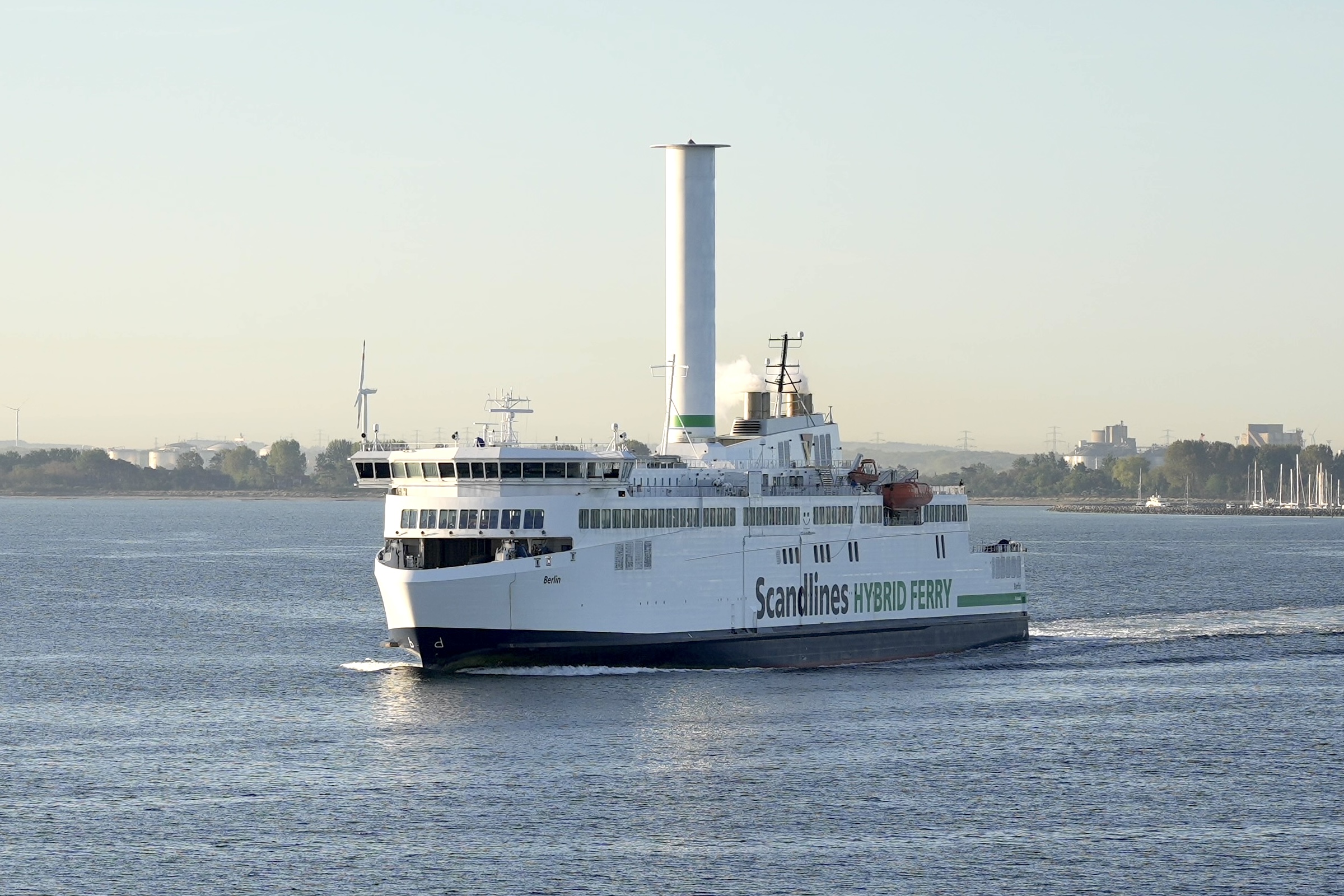 Scandlines hybrid ferry on the Rostock – Gedser route