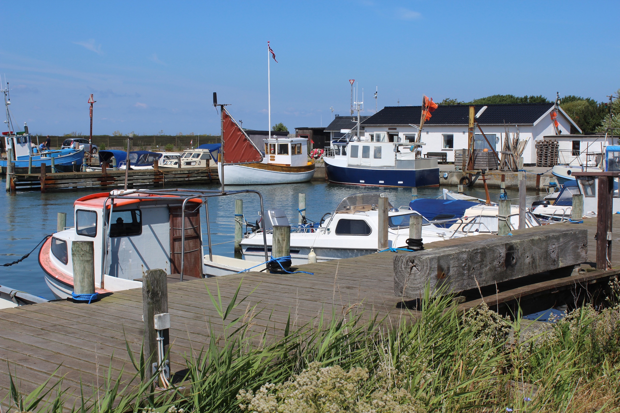 The small harbour of Tårs on the island of Lolland, close to the ferry terminal for Spodsbjerg.